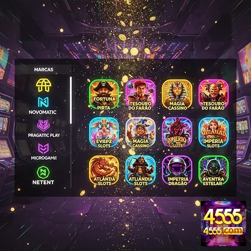 Jogador acessando aplicativo cassino 4555 no celular