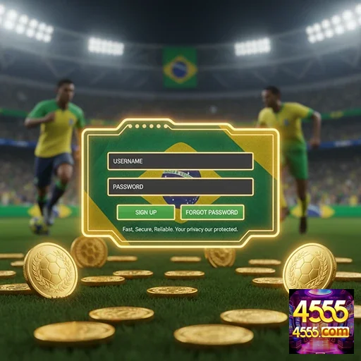 Jogador se divertindo em um cassino online com slots e VIP